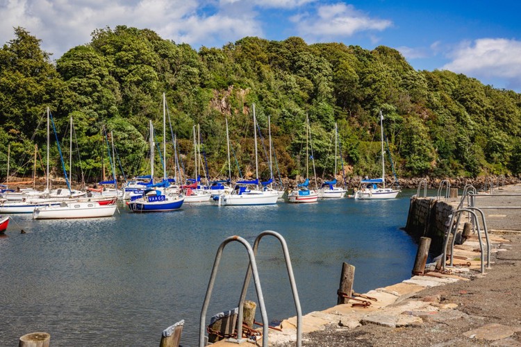 Boats in the harbour | 3, 4 & 5 bed homes in Aberdour 