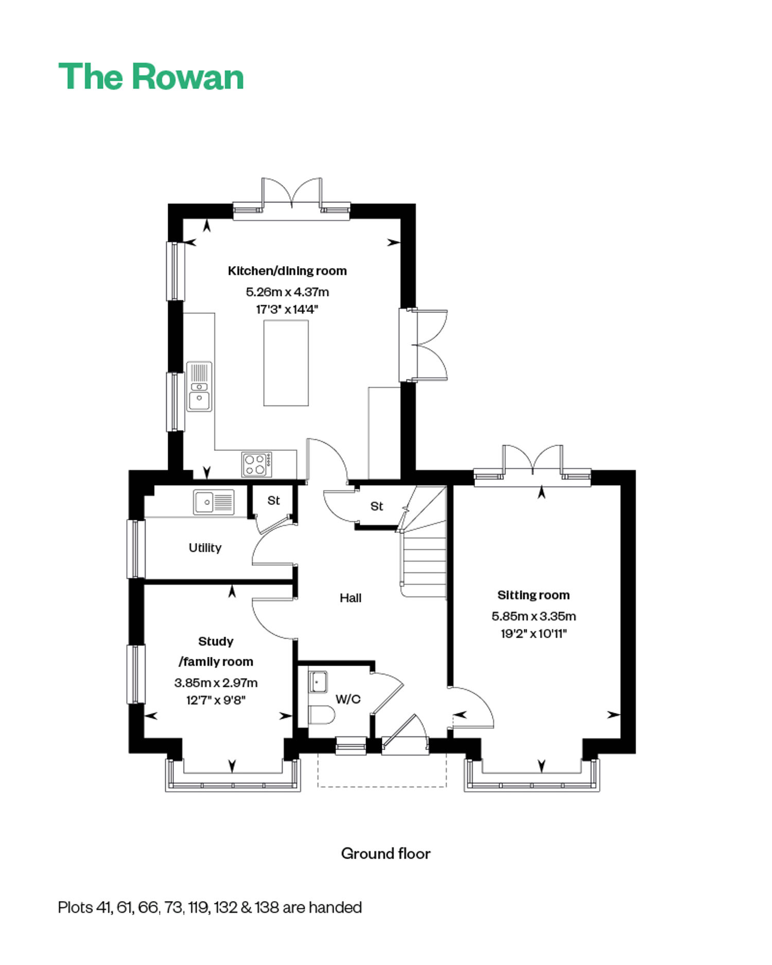 The Rowan GF Floorplans