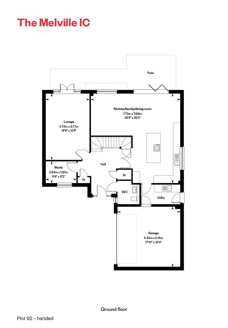5918601 CALA WEST Cornhill Village Home Styles Web Floorplans 800X1200 The Melville IC GF 7526510