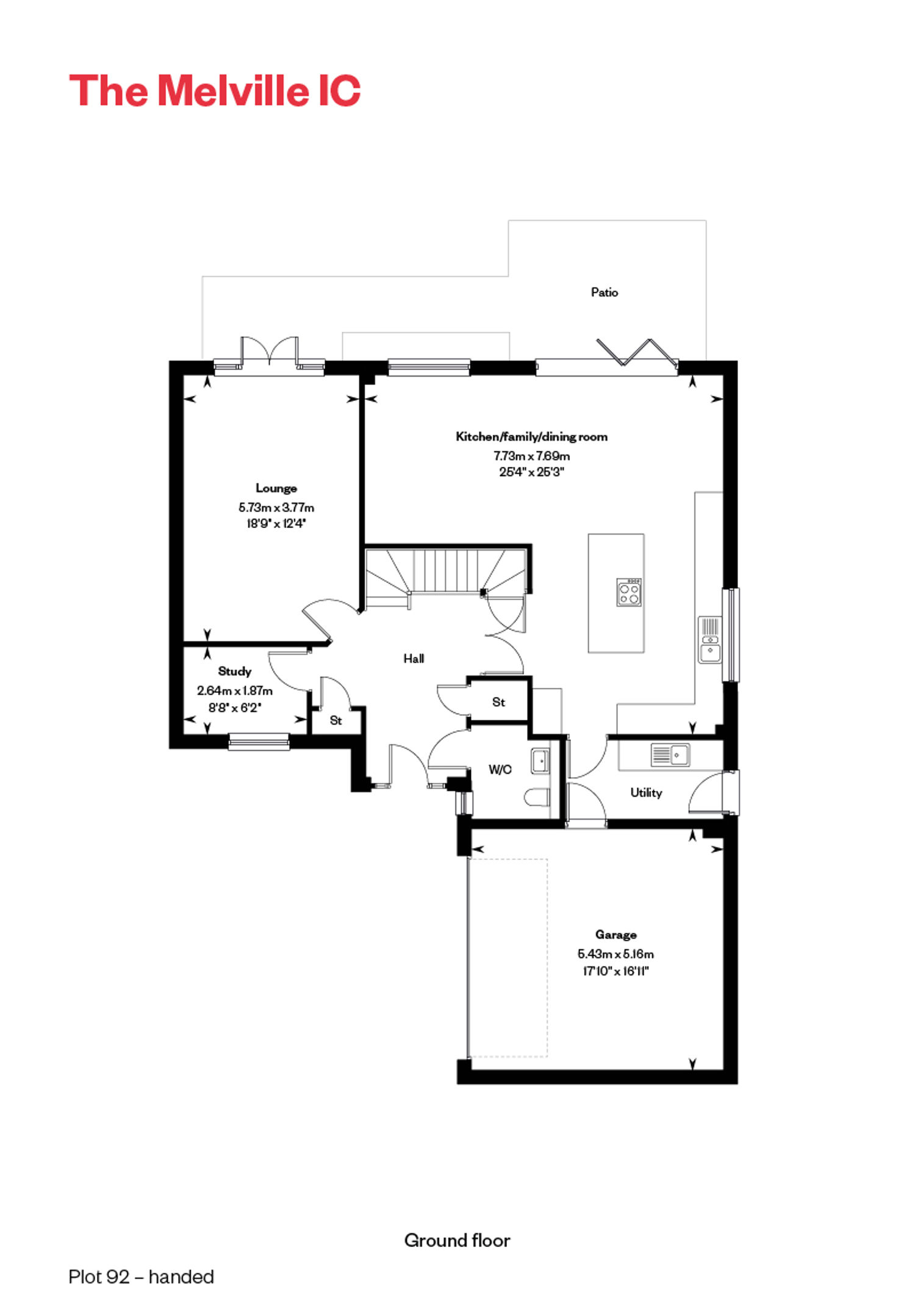 5918601 CALA WEST Cornhill Village Home Styles Web Floorplans 800X1200 The Melville IC GF 7526510