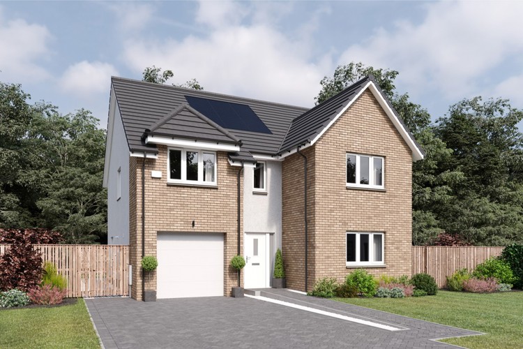 The Colville External CGI | 5 bedroom home for sale at West Craigs, Edinburgh