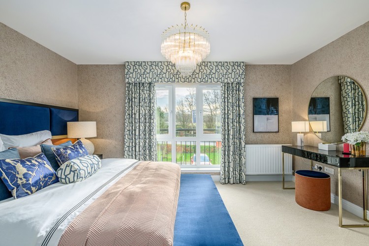 4 bedroom showhome | generous bedroom with fitted wardrobes and soft neutral tones