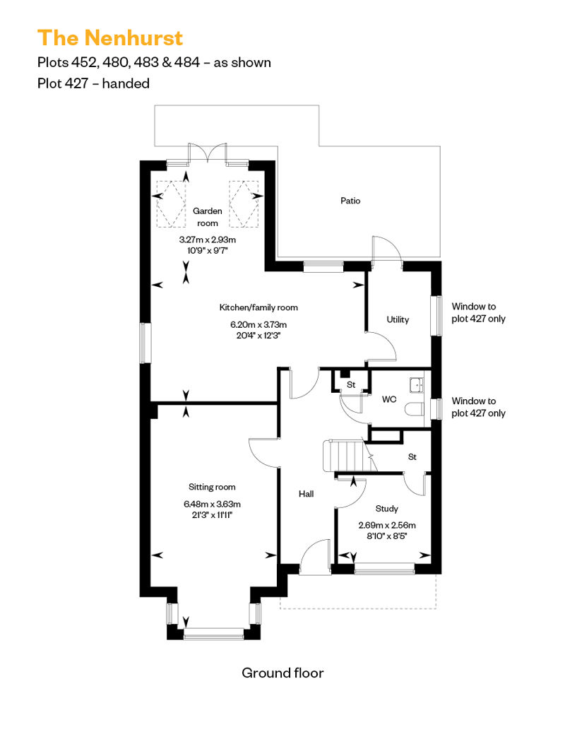 Nenhurst Plot 480 4 bedroom house at Kings Barton Cala Homes