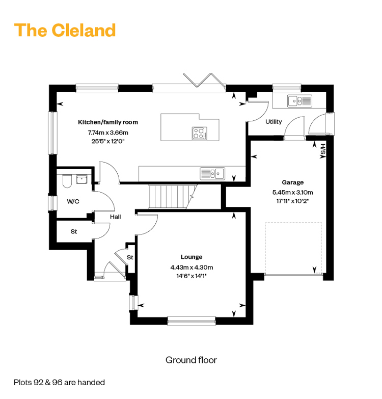 5072205 CALA WEST Lathallan Grange Floorplan Inserts Web The Cleland GF 1200X800