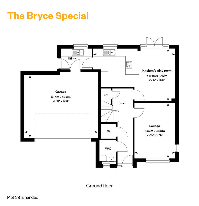 The Bryce Special ground floor