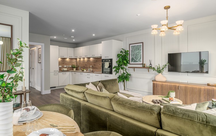 Vb5698820 20260519 Cala Homes The Foundry Type 2W Show Apartment Living Kitchen Dining 006 1600X1006