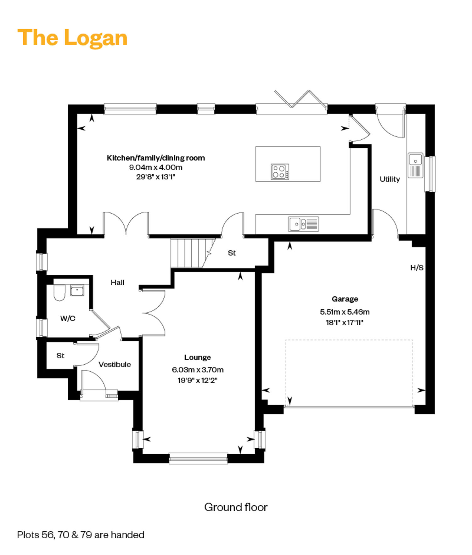 5072205 CALA WEST Lathallan Grange Floorplan Inserts Web The Logan GF 1200X800