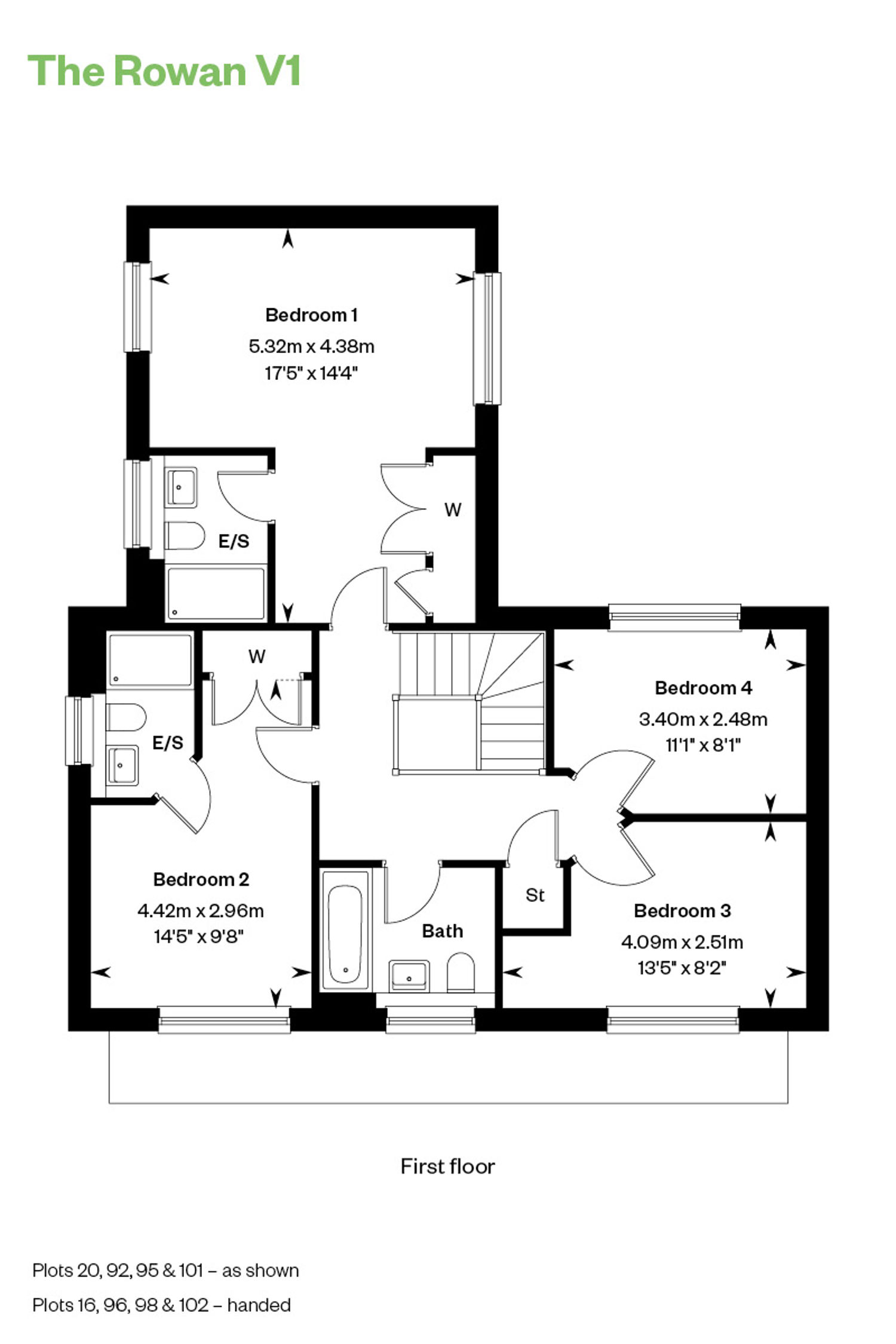 Floorplan of house for sale at Worting Park. New homes for sale in Basingstoke
