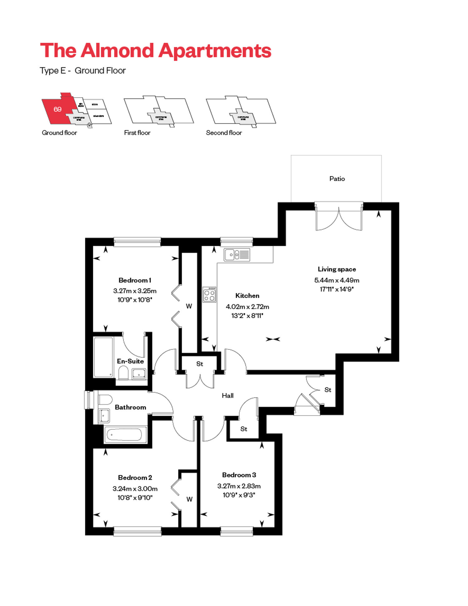 5283525 CALA EAST Rosebery Wynd Apartment Web Floorplans 885X1146 Plot 69 6772277