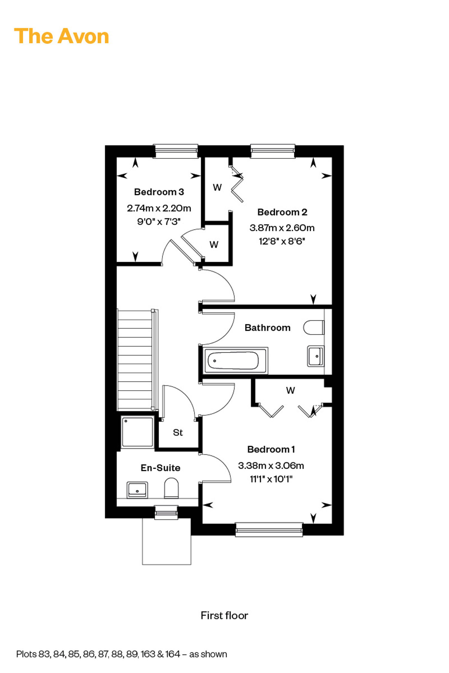 4013582 Cala East Colliers Gate Web Floorplans 800X1200 The Avon FF