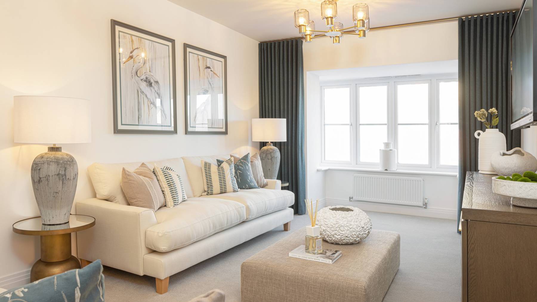 Living room of house for sale in Wimborne, Dorset