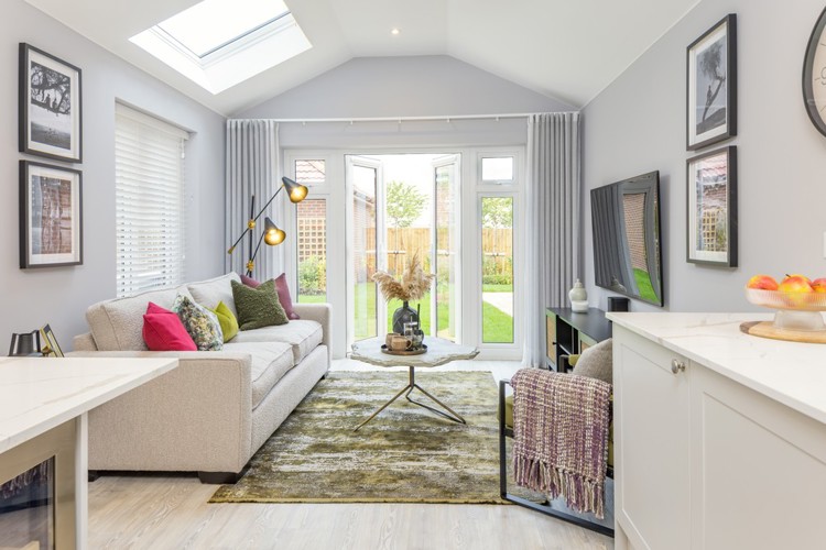 Family room New homes in Chipping Norton Willow House type 