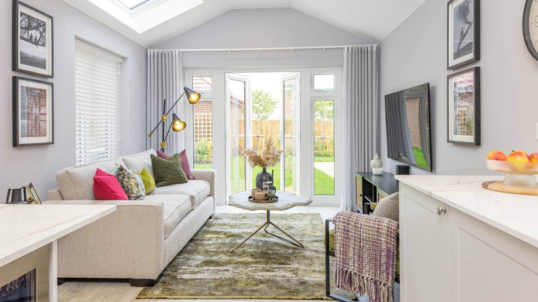 Family room New homes in Chipping Norton Willow House type 