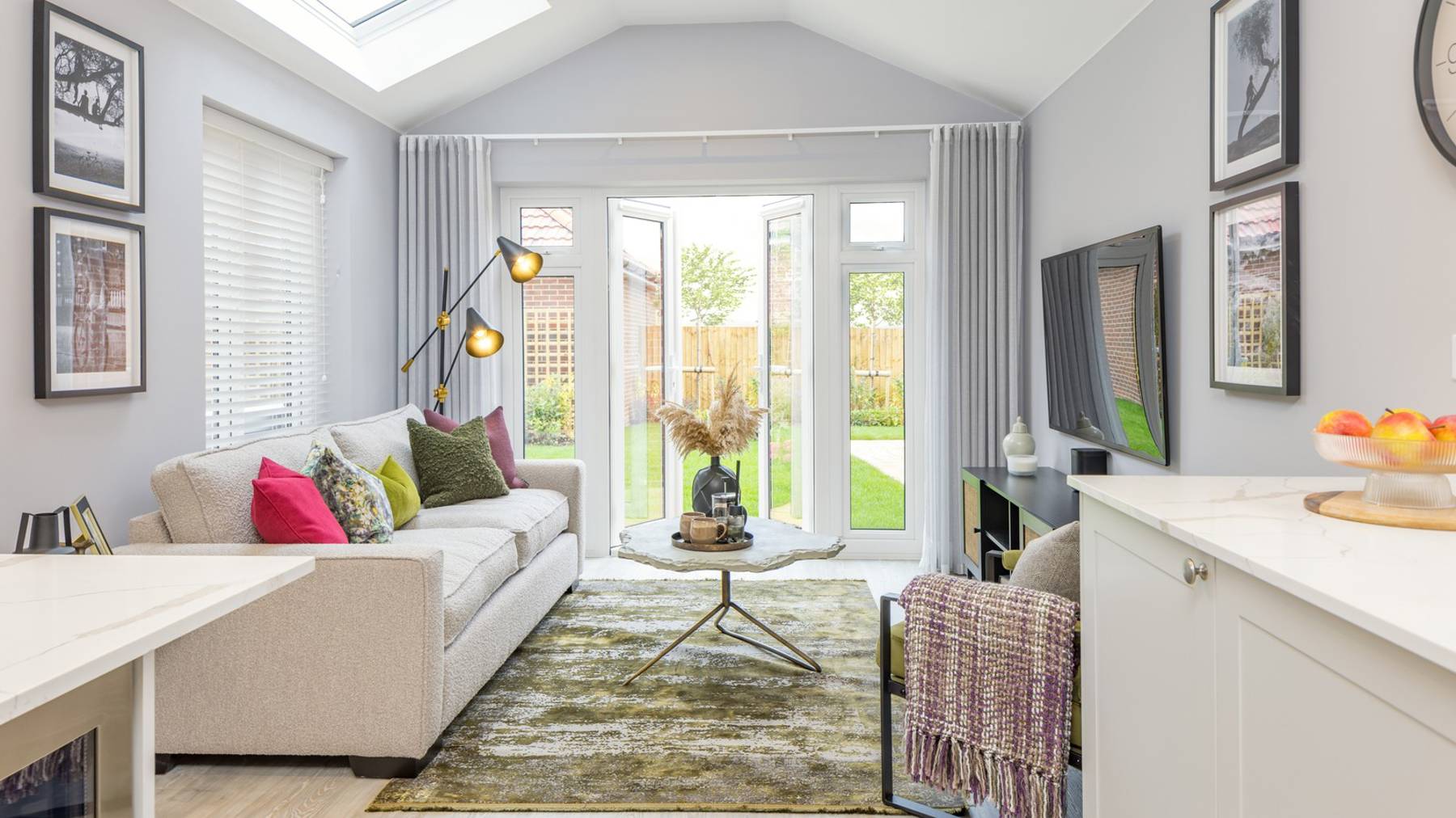 Family room New homes in Chipping Norton Willow House type 