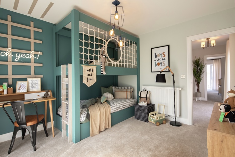 Vb2286910 Plot 84 Waterbeach Kids Bedroom