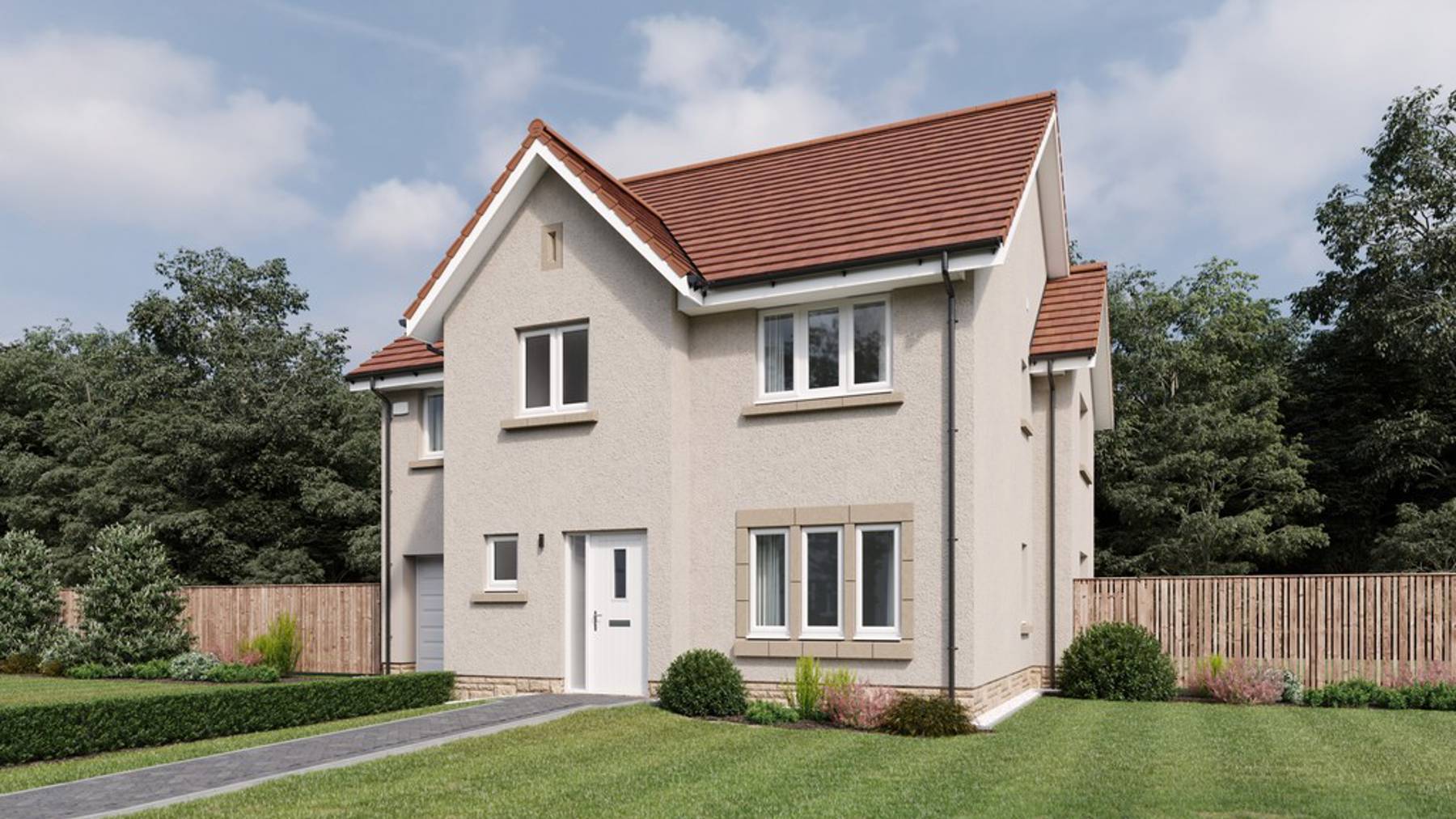 The Cairn External CGI | 4 bedroom home for sale in Millerhill