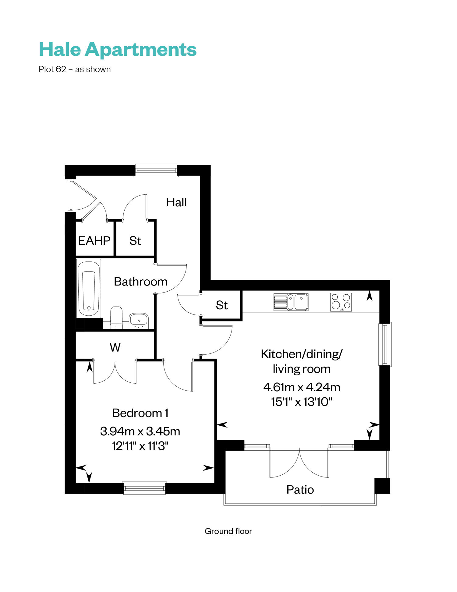 Hale Apartments_plot 62 floor plan_Cala at Waterbeach 