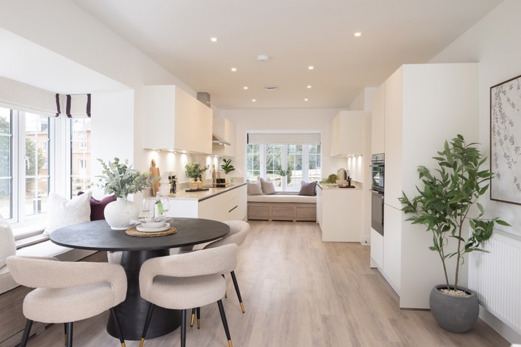 Showhome image of the Magnolia at Knightwood Chase. Four bedroom home for sale in Fordingbridge
