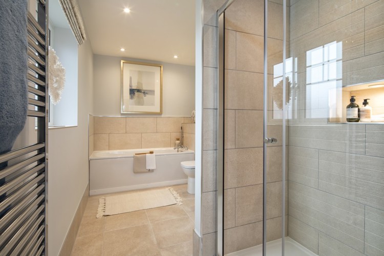 Indicative photography of the En-suite area of a 5 bedroom home for sale built by CALA Homes at The Orchards, Purton, Wiltshire near Swindon