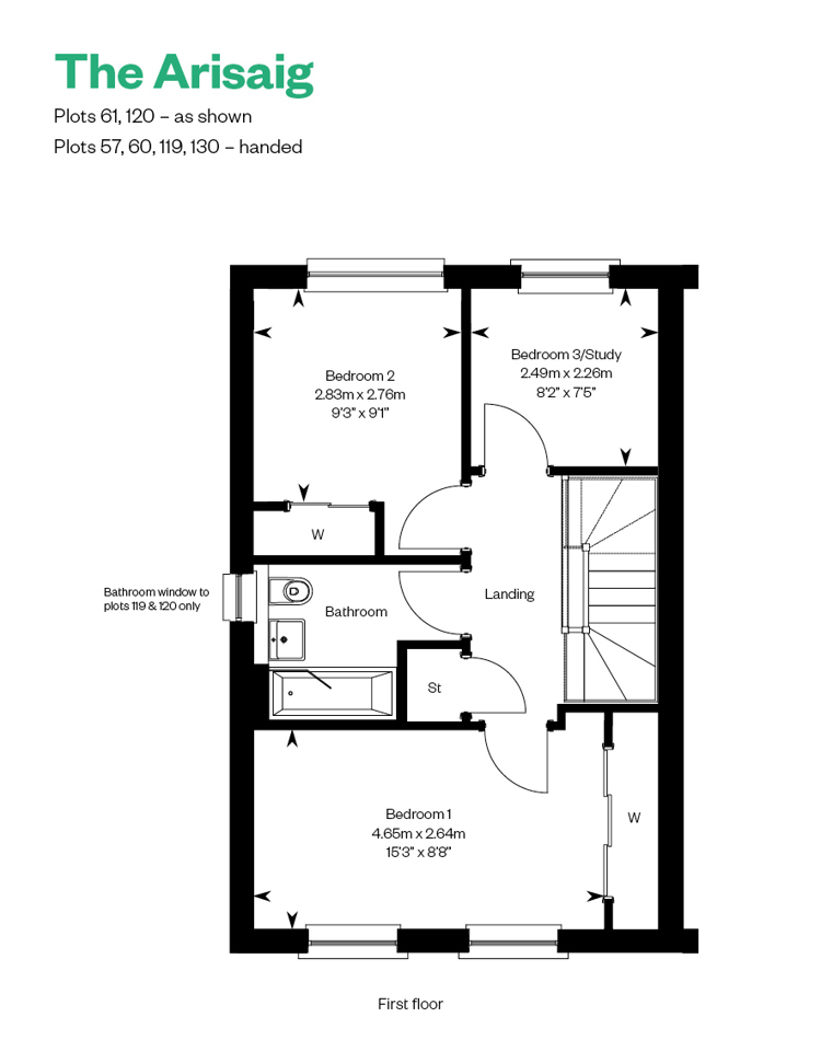 Floorplan FF - The Arisaig at Weaver's Brae