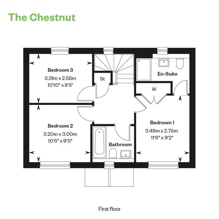 7371910 CALA SOUTH Knightwood Chase Housetype Chestnut Plot 122 FF