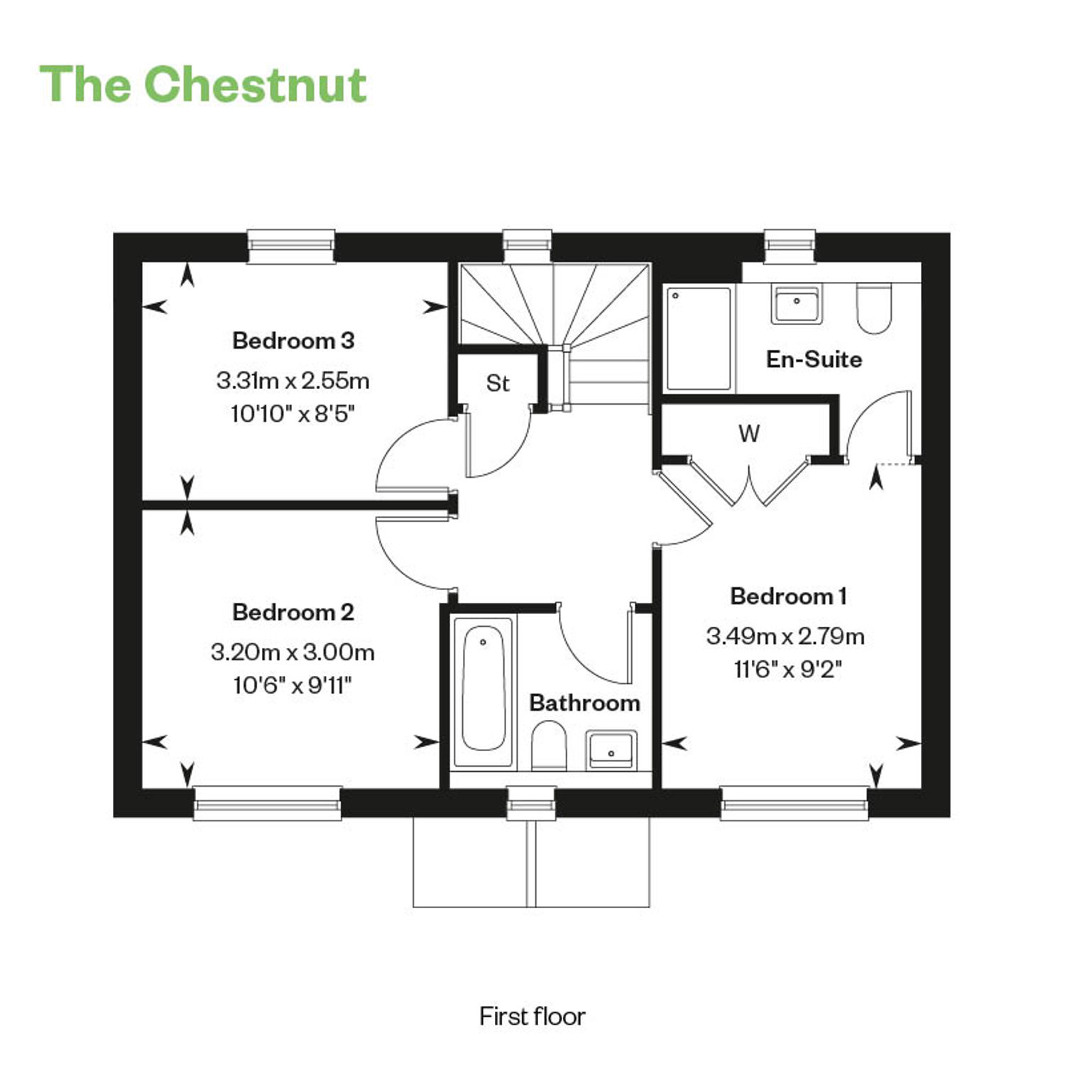 7371910 CALA SOUTH Knightwood Chase Housetype Chestnut Plot 122 FF