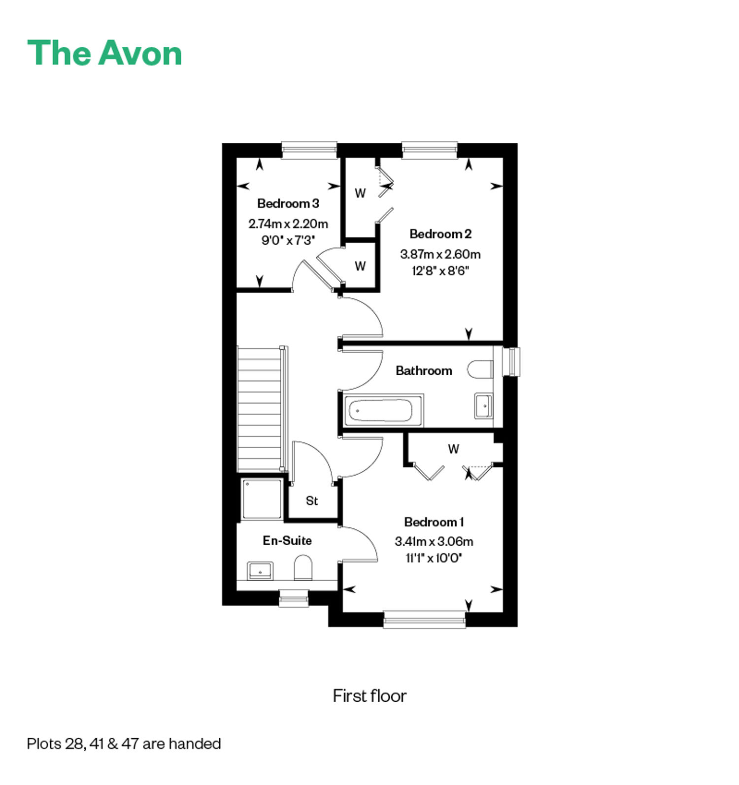 6272268 CALA WEST Fauldhead South Weaver'sbrae PH 2 Web Floorplans Avon FF 800X1200