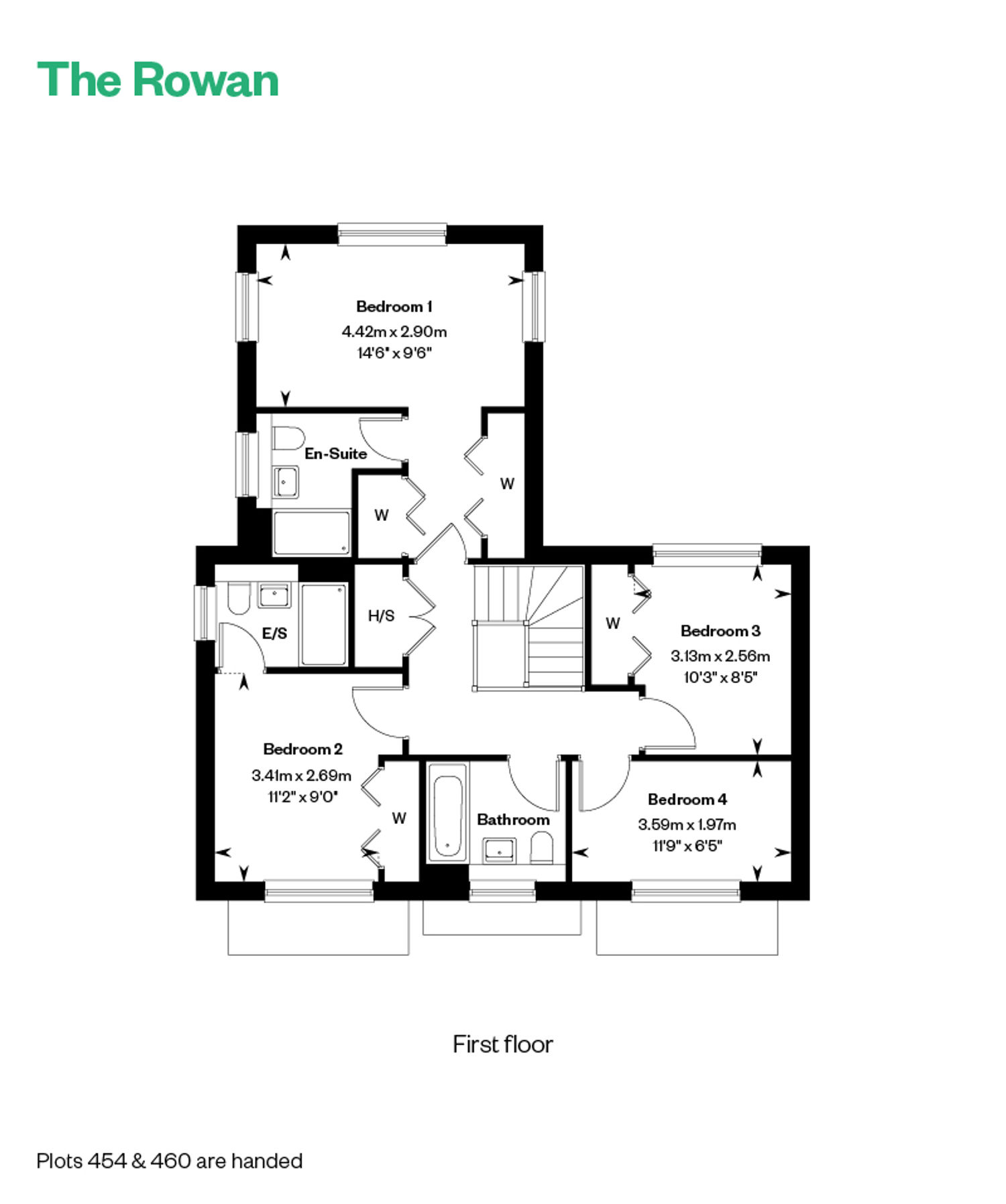 5145695 CALA NORTH Milltimber Phase 4 Woodhurst Floor Plans Web The Rowan FF 800X1200px