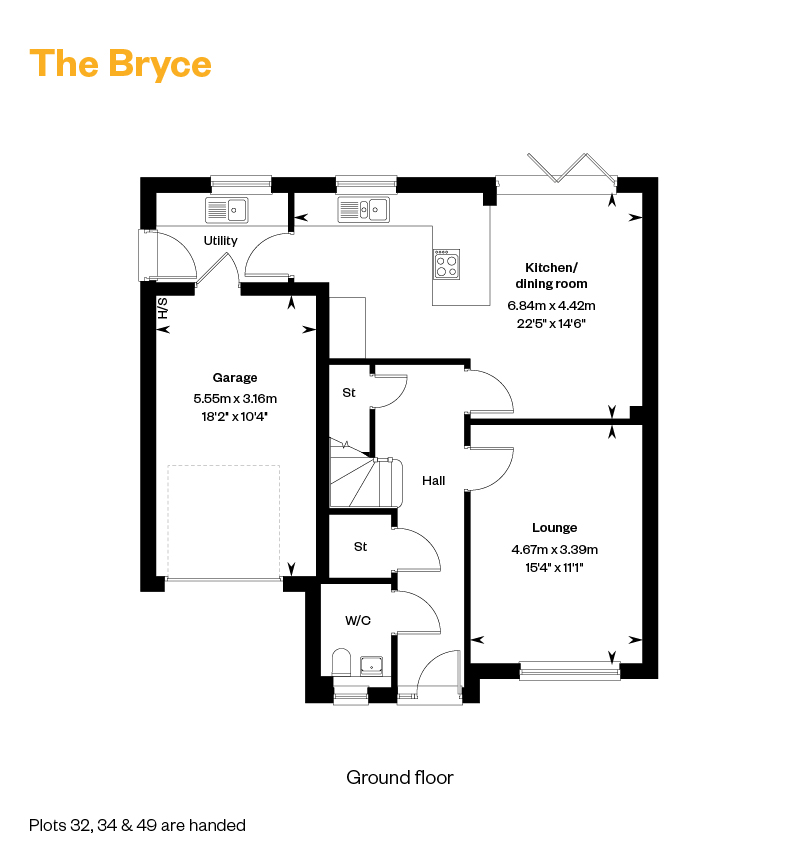5072205 CALA WEST Lathallan Grange Floorplan Inserts Web The Bryce GF 1200X800