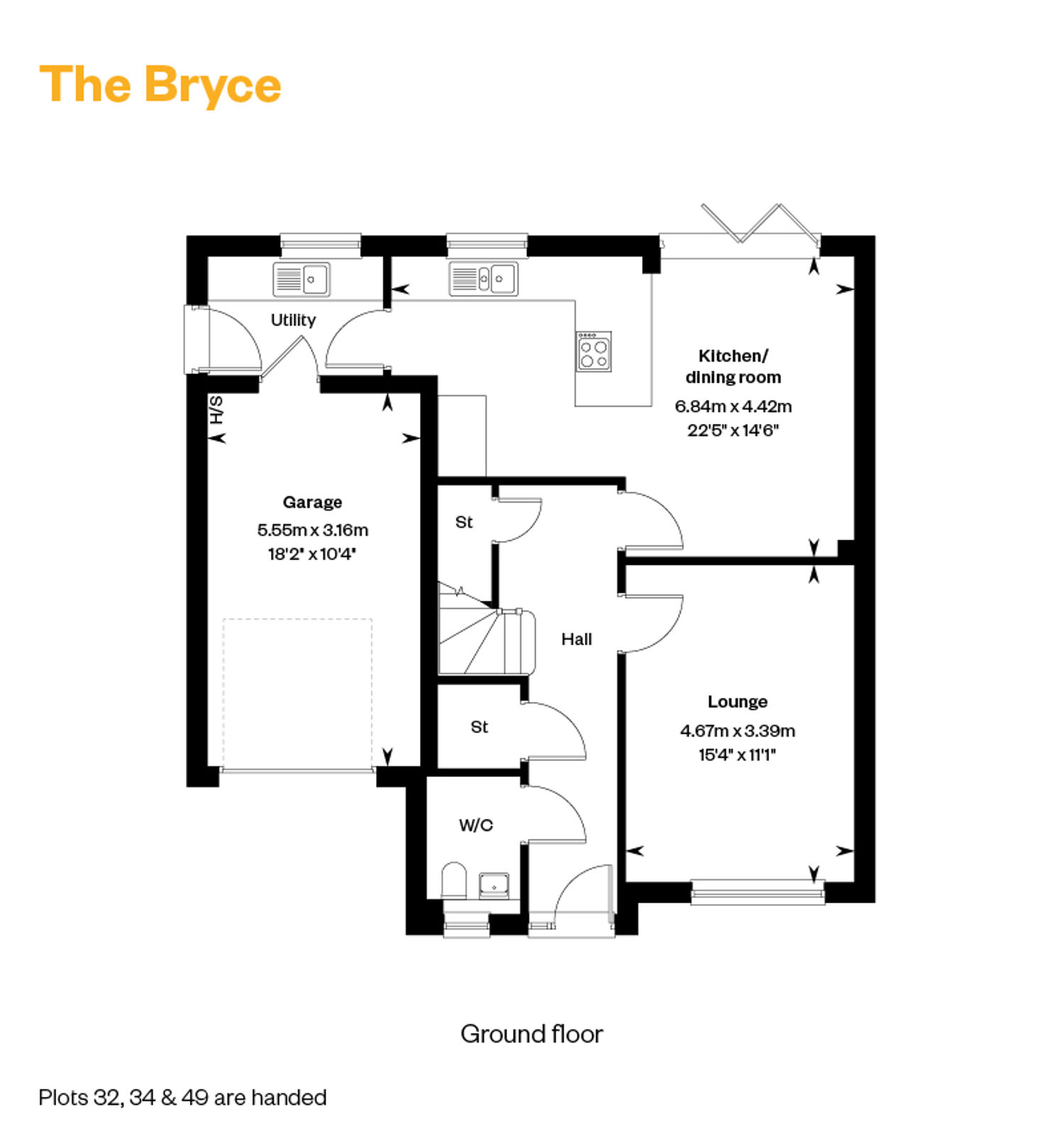 5072205 CALA WEST Lathallan Grange Floorplan Inserts Web The Bryce GF 1200X800