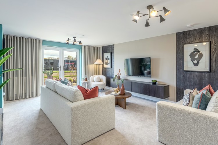 3 bedroom show apartment |Spacious open plan kitchen and lounge
