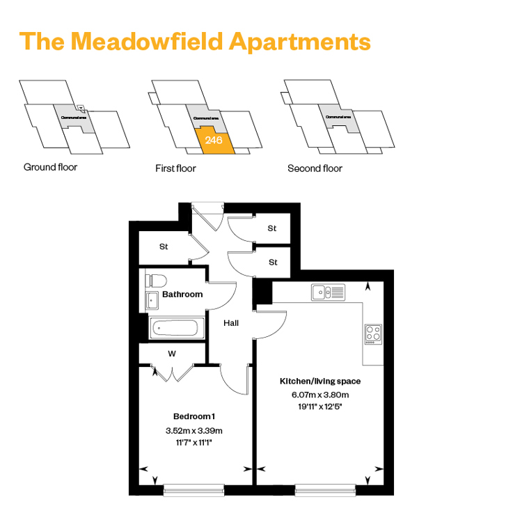 The Meadowfield Apartment Plot 246