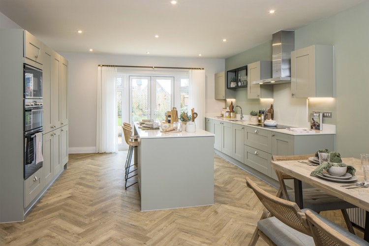 Kitchen New Homes In Chipping Norton Walnut House Type