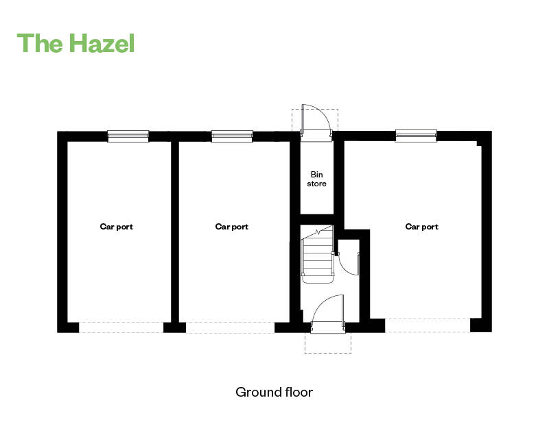 Floorplan of house for sale at Worting Park. New homes for sale in Basingstoke