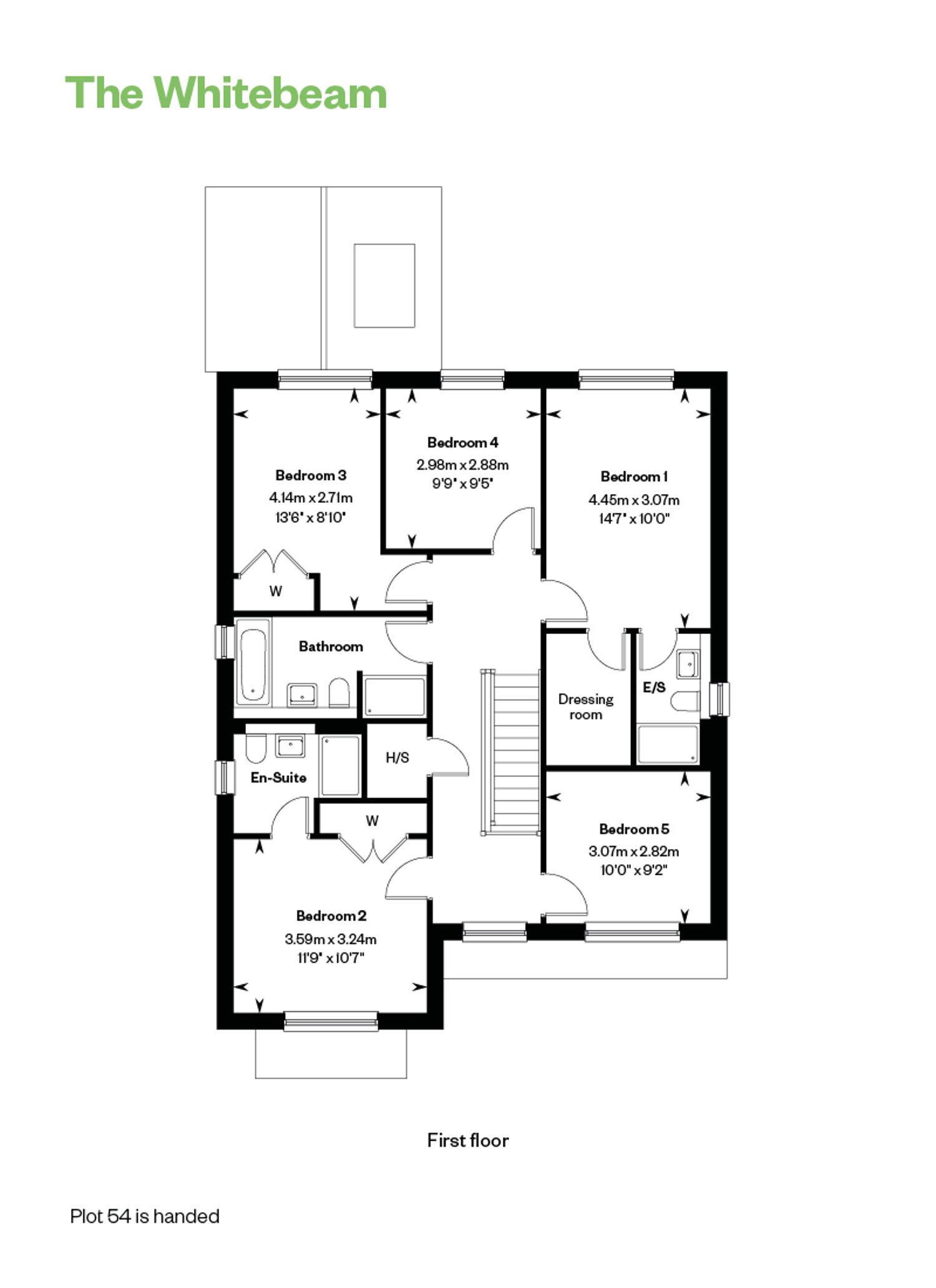 The Whitebeam Floor Plan FF Randall Fields, Stotfold