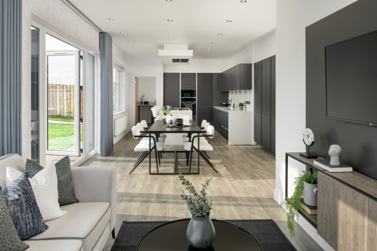 Vb1972656 Cala North Craibstone Estate South Plot 275 The Lowther Family Area To Kitchen