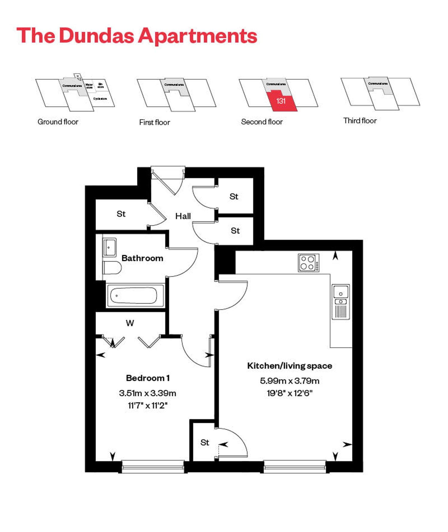 Rosebery Wynd Dundas Apartment Floor Plan Plot 131