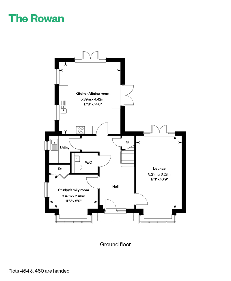 5145695 CALA NORTH Milltimber Phase 4 Woodhurst Floor Plans Web The Rowan GF 800X1200px