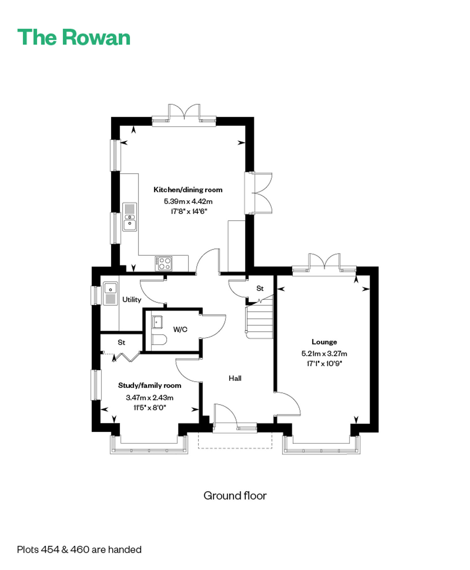 5145695 CALA NORTH Milltimber Phase 4 Woodhurst Floor Plans Web The Rowan GF 800X1200px