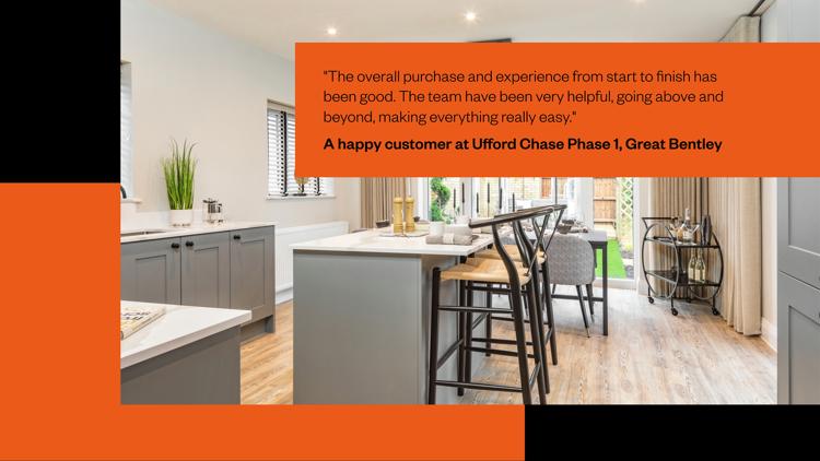 Ufford Chase, Great Bentley happy buyers