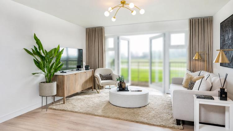 Living room in apartments for sale kings langley