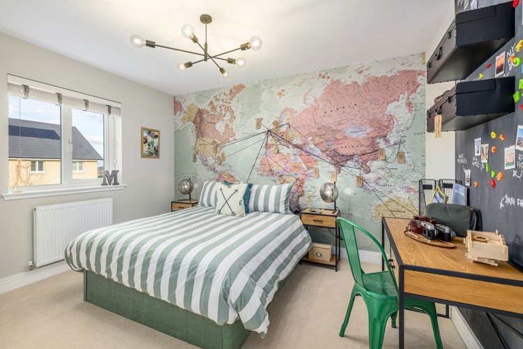4 bedroom showhome | versatile bedroom ideal for guests, children or home office