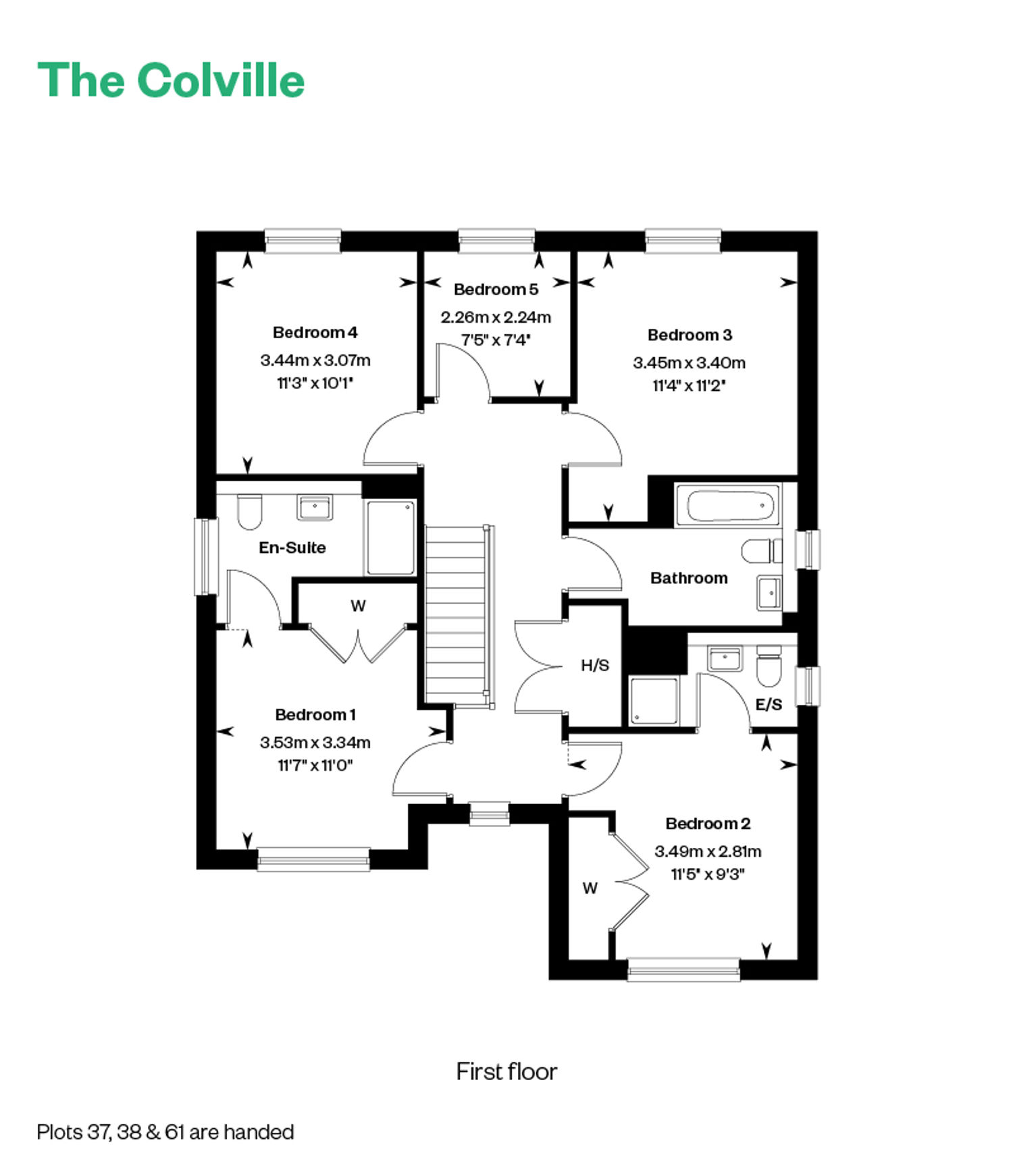 Hillside Gardens Web Floor Plan The Colville FF 800 X 1200
