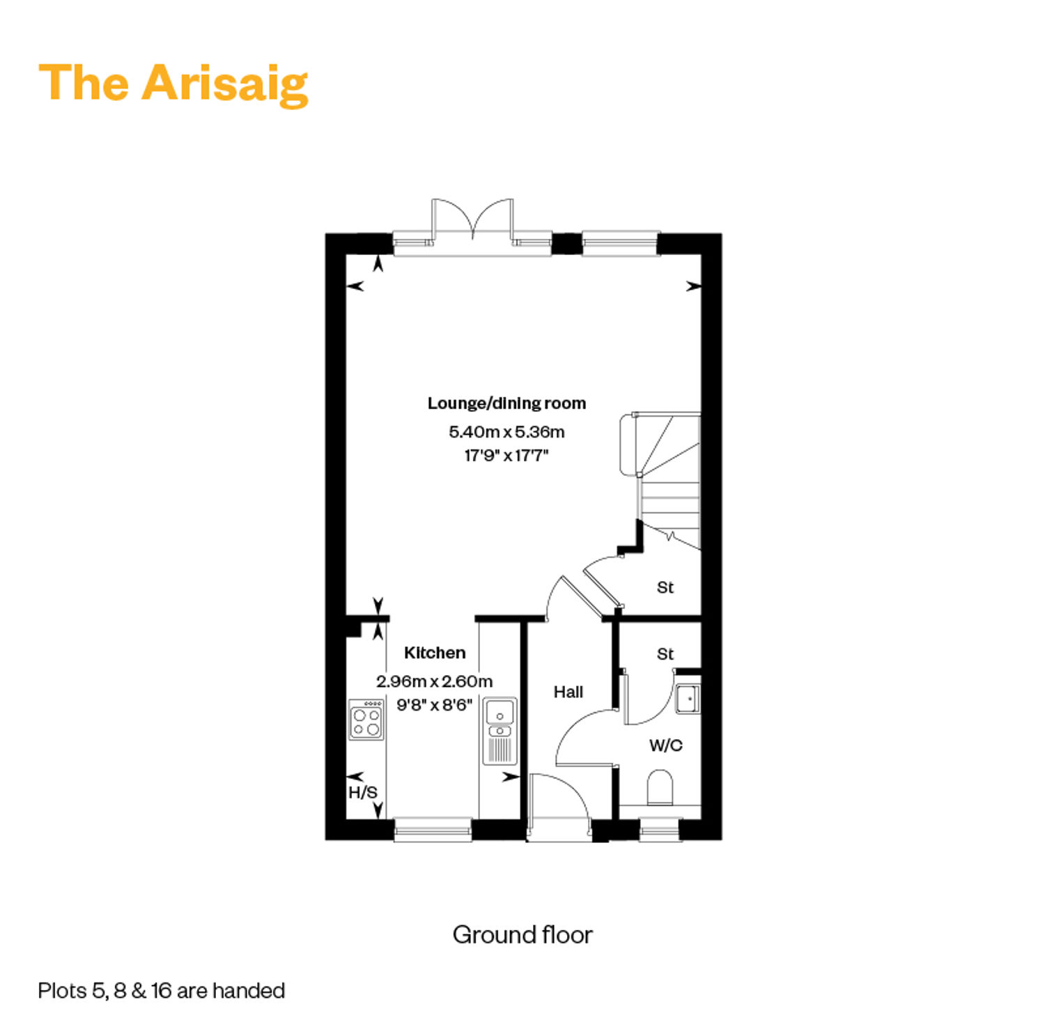 5072205 CALA WEST Lathallan Grange Floorplan Inserts Web The Arisaig GF 1200X800