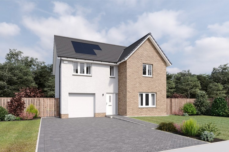 The Barrie External CGI | 4 bedroom home for sale at West Craigs, Edinburgh