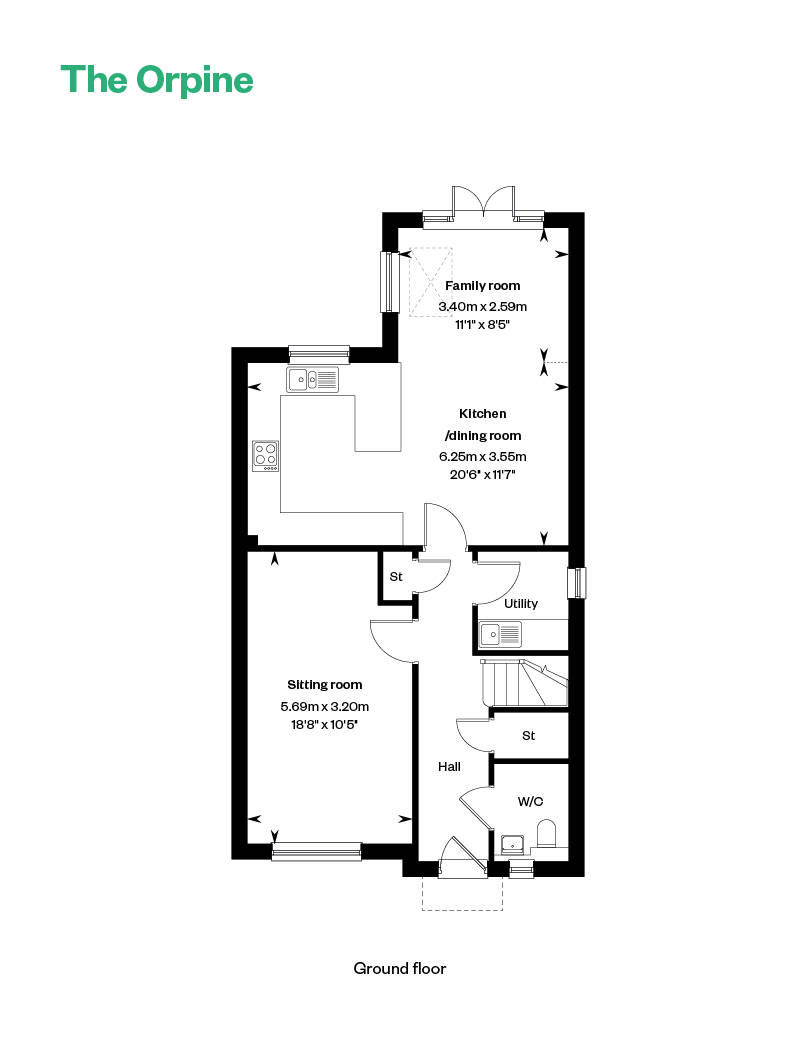 Samuel Gardens Floorplans The Orpine GF