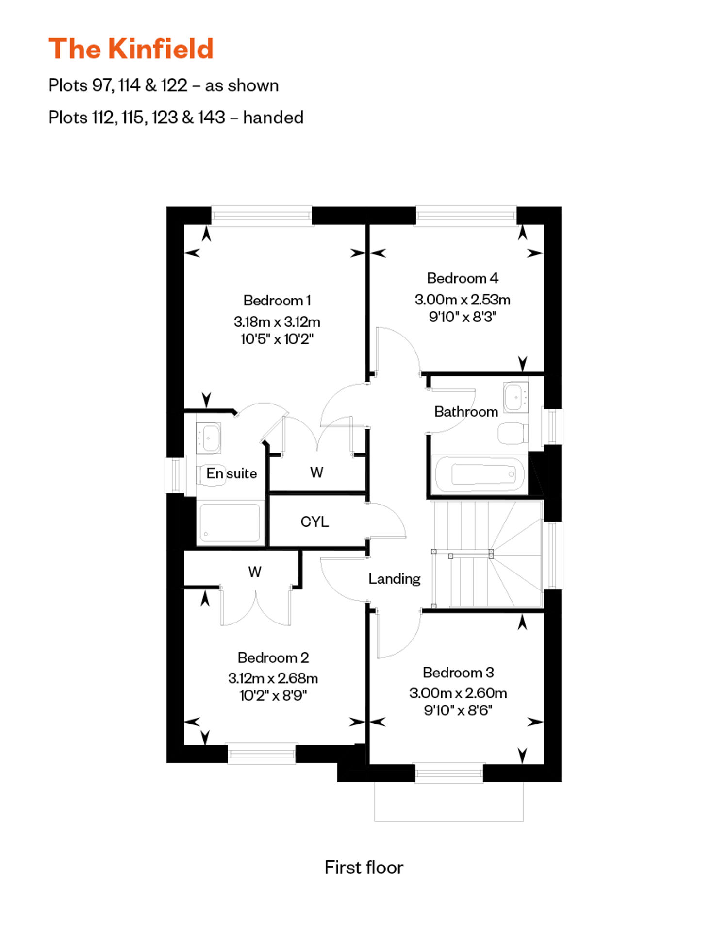 The Kinfield FF ASHP Floor Plan