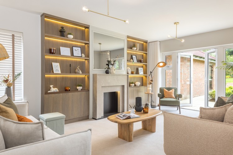 Living room in 5 bedroom houses for sale newbury