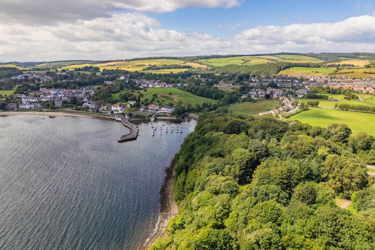 Aberdour Aerial | 3, 4 & 5 bed homes in Aberdour 