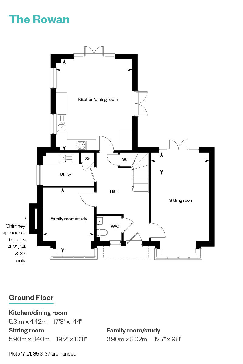 Maiden View Rowan Floorplan Ground Floor